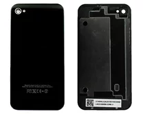 Задняя крышка (стекло) iPhone 4 черная 3кл