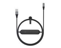 Кабель Hoco U22 Lightning - USB + внешний АКБ 2000 mAh черный