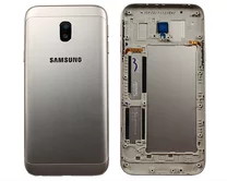 Задняя крышка Samsung J330F J3 (2017) золото 1кл