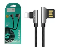 Кабель Hoco U42 Lightning - USB черный, 1,2м