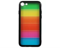 Чехол iPhone 7/8/SE 2020 Rainbow Case (черный)