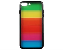 Чехол iPhone 7/8 Plus Rainbow Case (черный)