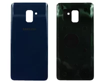 Задняя крышка Samsung A730F A8+ (2018) синий 1кл