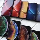 Чехол iPhone XS Max Wallpapers 2018 стекло в ассортименте