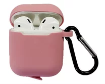 Чехол AirPods TPU с заглушкой (#4 светло-розовый)