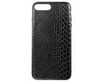 Чехол iPhone 7/8 Plus Leather Reptile (черный)