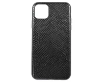 Чехол iPhone 11 Pro Max Leather Reptile (черный)