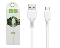 Кабель Hoco X20 microUSB - USB белый, 1м