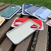 Чехол iPhone 12 Mini Liquid Silicone FULL (кораловый)