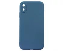 Чехол iPhone XR TPU Matte 2.0mm (синий)