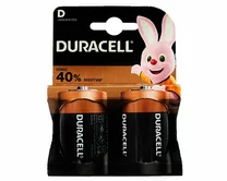 Батарейка D Duracell Plus LR20 2-BL (1упак)