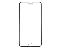 Защ. стекло iPhone 7/8/SE 2020/SE 2022 Silicone Edge белое