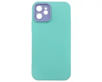 Чехол iPhone 12 BICOLOR (голубой)