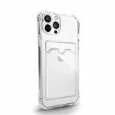 Чехол iPhone 13 Pro Max TPU CardHolder (прозрачный)