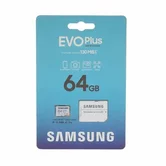 Карта памяти MicroSD Samsung Evo Plus 64GB cl10 U1 + SD, R/W 130 MB/s