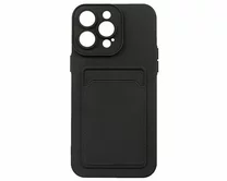 Чехол iPhone 14 Pro Max TPU CardHolder (черный)