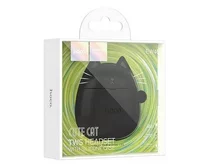 Bluetooth стереогарнитура Hoco EW45 magic cat, черный