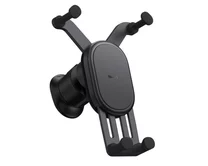 Авт. держатель Baseus Stable Gravitational Wireless Charging Car Mount Pro 15W с QI черный