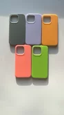 Чехол iPhone 14 Soft Silicone (салатовый)