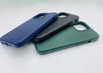 Чехол iPhone 14 Pro Classic Leather (темно-синий)