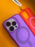 Чехол iPhone XR NEON MagSafe (оранжевый)