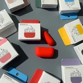 Чехол AirPods Pro Silicone Thin (#8 Red)