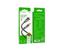 AUX Borofone BL19iP Lightning - 3.5мм, 1м, черный