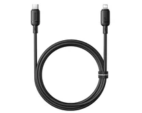 Кабель Baseus Silky Series Fast Charging Cable Type-C - Lightning PD 20W черный, 1м