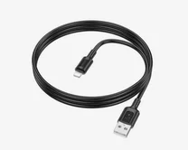 Кабель Borofone BX111 Lightning - USB черный, 2,4A, 1м