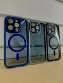 Чехол iPhone 13 Njoyny Matte MagSafe (черный)