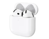 Bluetooth стереогарнитура Deppa Air Nova 2,USB-C,TWS, BT 5.4, 300 мАч, QI, белая, 44219