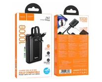 Внешний АКБ 10000 mAh Hoco J162 22.5W+PD20W + кабель Type-C, Lightning черный