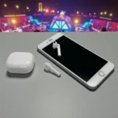 Bluetooth стереогарнитура Deppa Air Dream, TWS, BT 5.3 зарядный футляр 300mAh белая