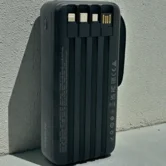 Внешний АКБ 20000 mAh Borofone BJ76A + 4 кабеля, черный