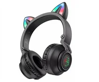 Наушники с Bluetooth Borofone BO18 Cat + с микрофоном черные